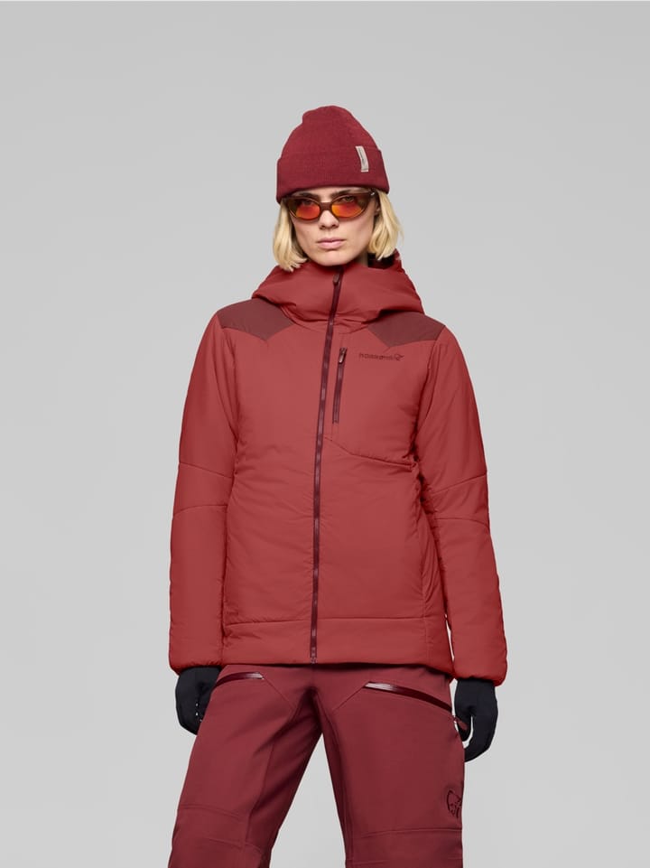 Norrøna Tamok Thermo80 Zip Hood W'S Cowhide/port Norrøna