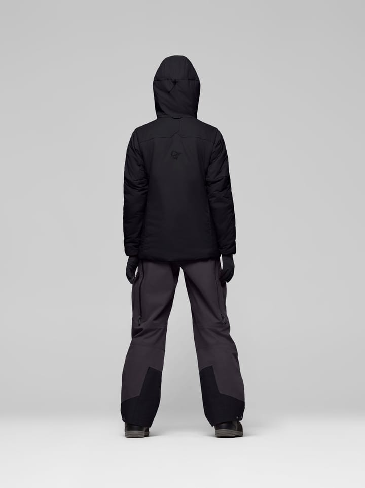 Norrøna Tamok Thermo80 Zip Hood W'S Caviar Black Norrøna