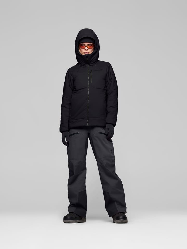 Norrøna Tamok Thermo80 Zip Hood W'S Caviar Black Norrøna