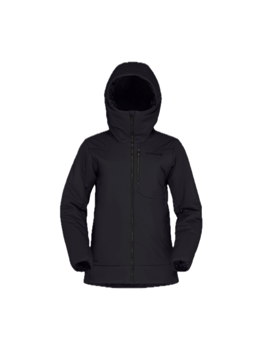 Norrøna Tamok Thermo80 Zip Hood W'S Caviar Black