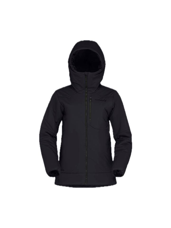 Norrøna Tamok Thermo80 Zip Hood W'S Caviar Black Norrøna
