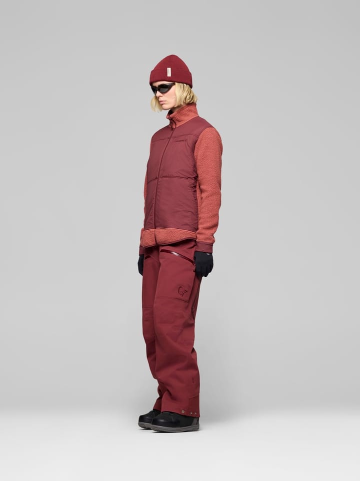 Norrøna Tamok Warm3 Jacket W'S Cowhide/port Norrøna