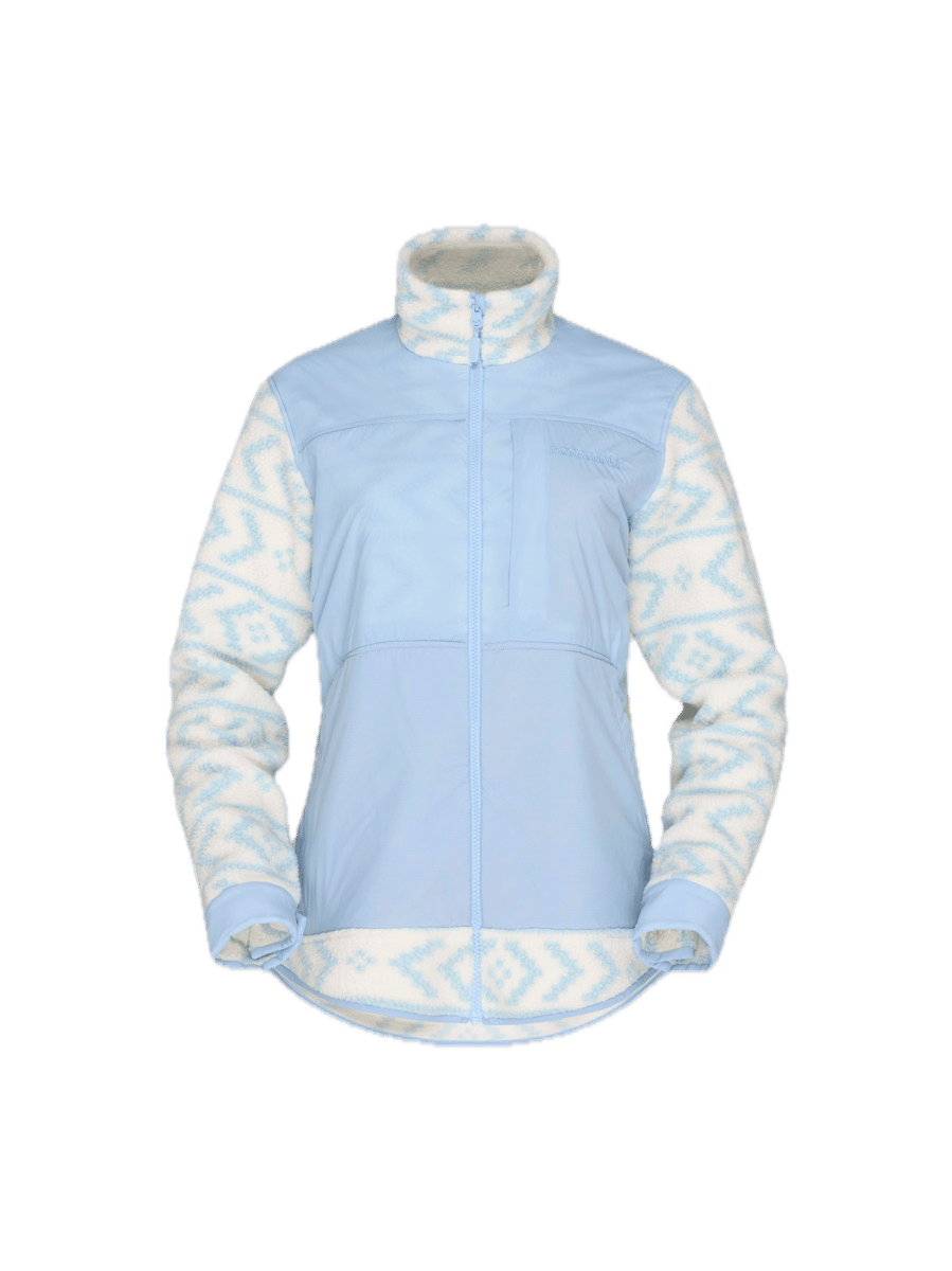 Norrøna Tamok Warm3 Jacket W'S Whisper White/cashmere Blue