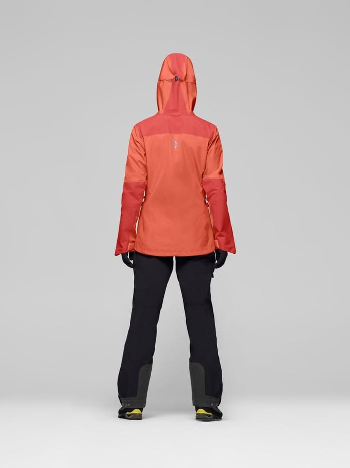 Norrøna Women's Trollveggen GORE-TEX Pro Light Jacket Deep Sea Coral/baked Apple Norrøna