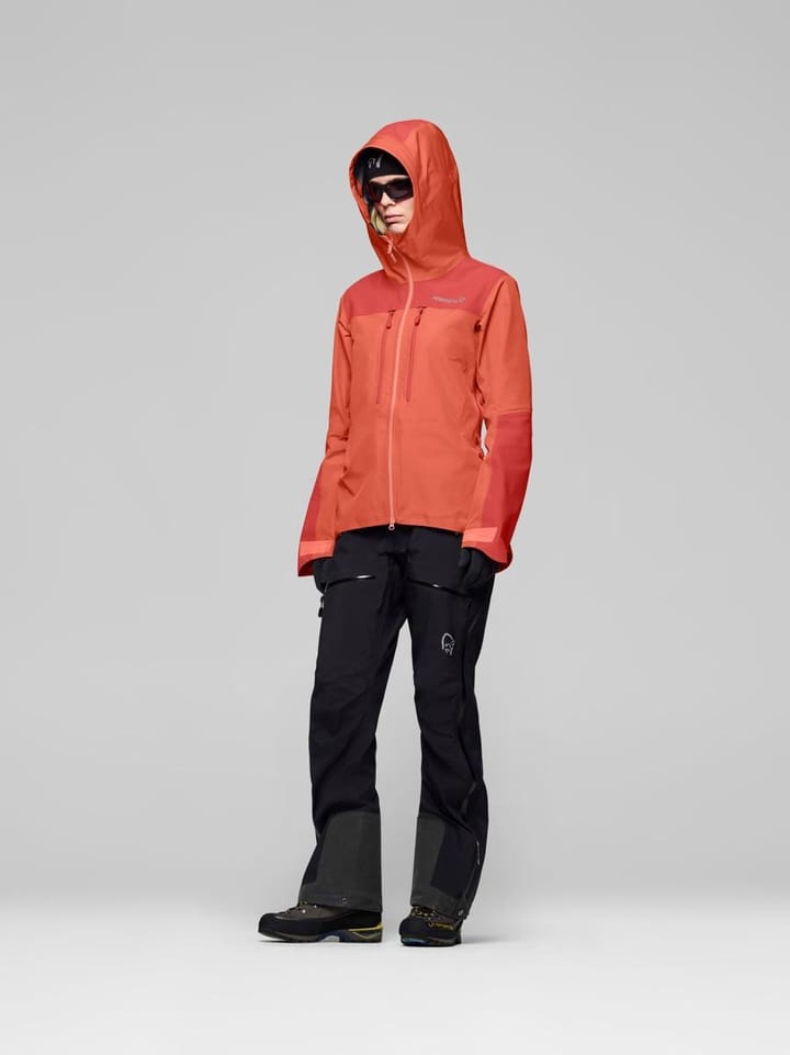 Norrøna Women's Trollveggen GORE-TEX Pro Light Jacket Deep Sea Coral/baked Apple Norrøna