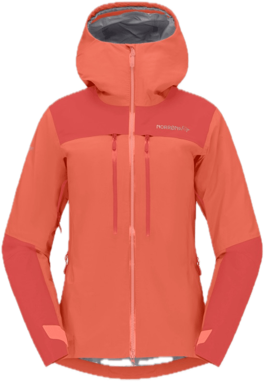 Norrøna Women's Trollveggen GORE-TEX Pro Light Jacket Deep Sea Coral/baked Apple Norrøna