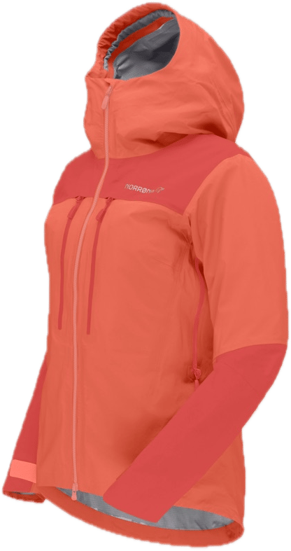 Norrøna Women's Trollveggen GORE-TEX Pro Light Jacket Deep Sea Coral/baked Apple Norrøna