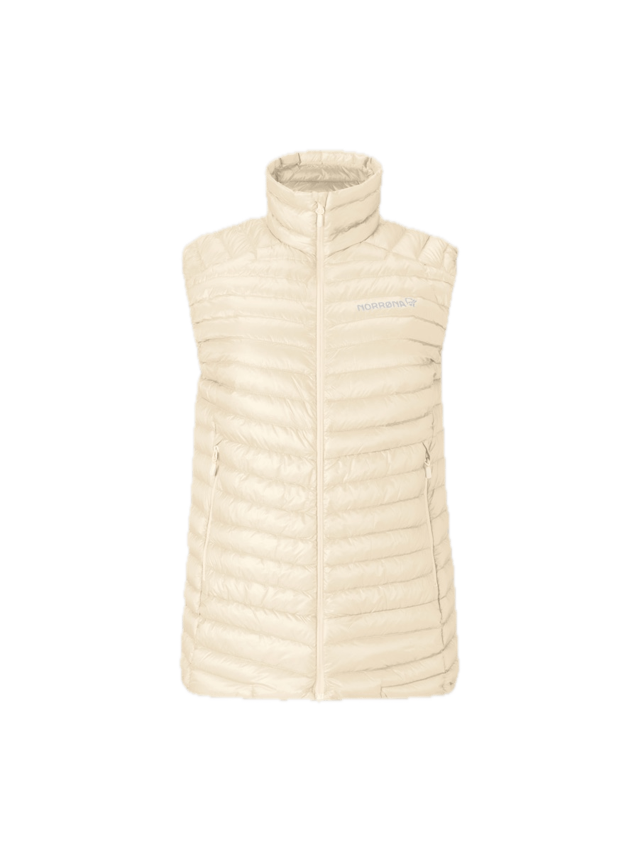 Norrøna Women's Trollveggen Superlight Down Vest Whisper White