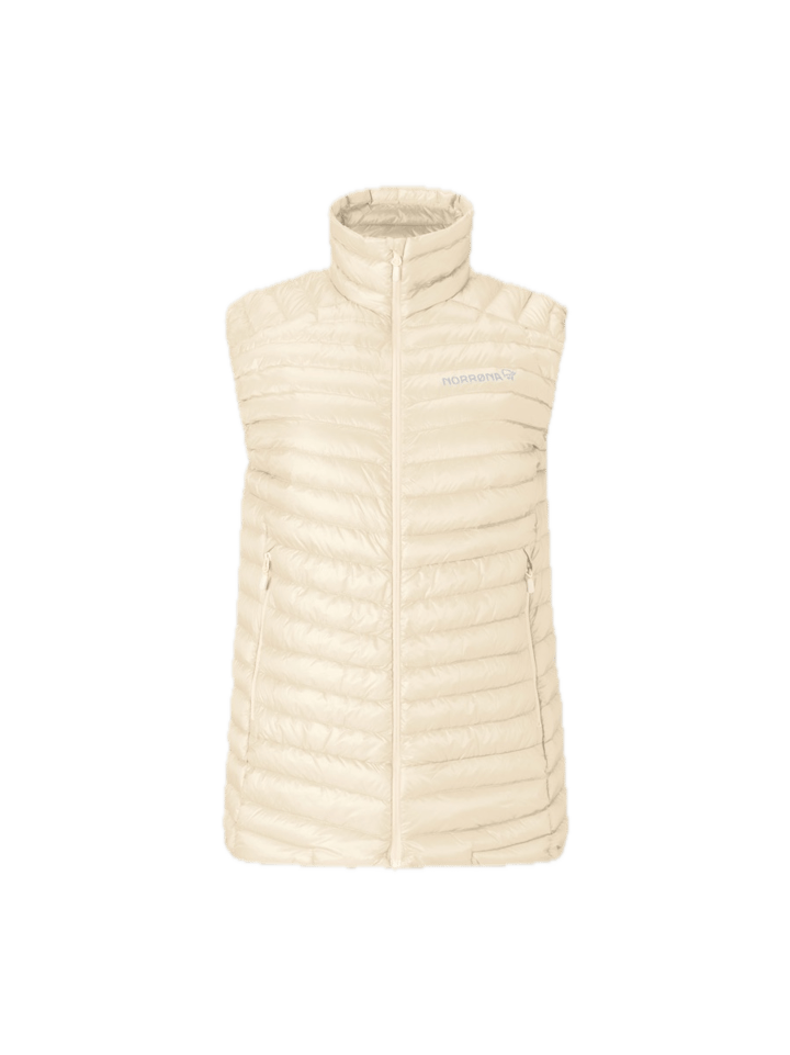 Norrøna Women's Trollveggen Superlight Down Vest Whisper White Norrøna