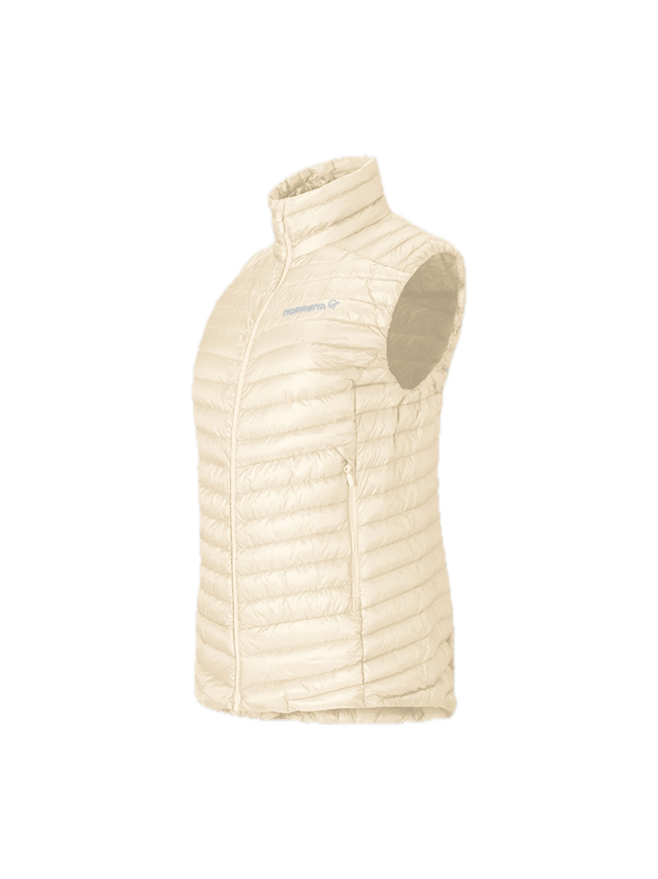 Norrøna Women's Trollveggen Superlight Down Vest Whisper White Norrøna