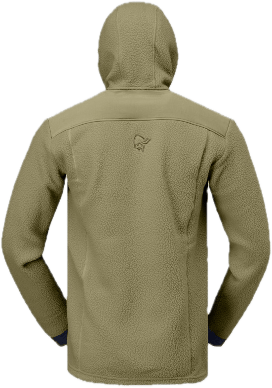Norrøna Men's Trollveggen Warm3 Zip Hood Deep Lichen Green Norrøna
