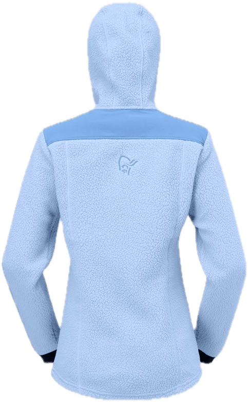 Norrøna Women's Trollveggen Warm3 Zip Hood Cashmere Blue/allure Norrøna