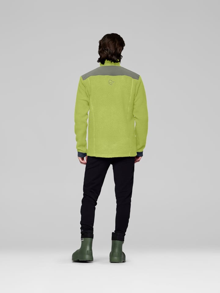 Norrøna Men's Trollveggen Warm3 Jacket Dark Citron/deep Lichen Green Norrøna