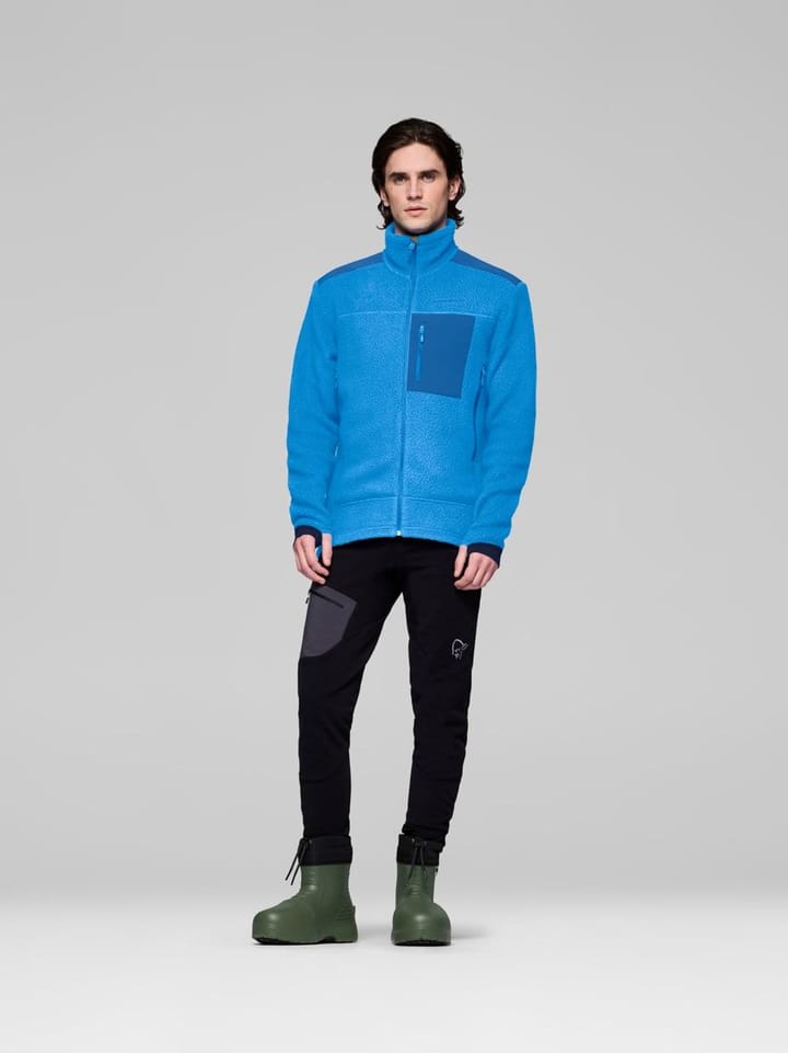 Norrøna Men's Trollveggen Warm3 Jacket Brilliant Blue/dark Blue Norrøna