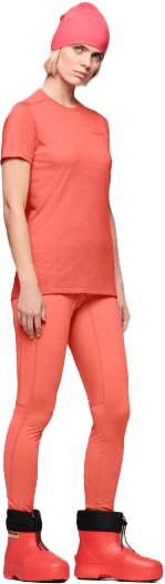 Norrøna Women's Falketind EqualiserUll T-shirt Deep Sea Coral Norrøna