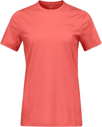 Norrøna Women's Falketind EqualiserUll T-shirt Deep Sea Coral Norrøna