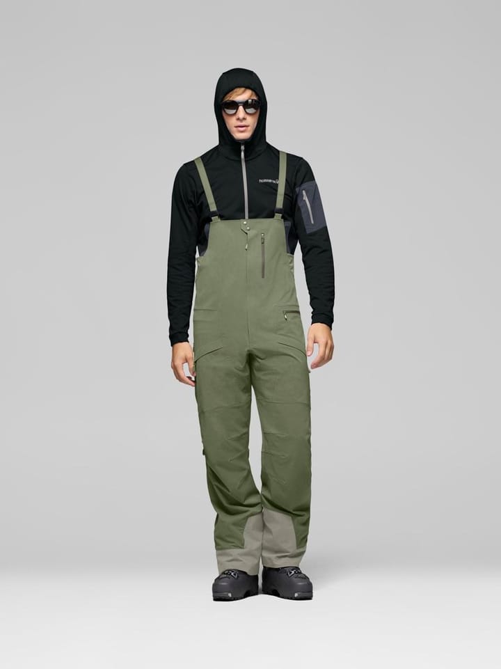 Norrøna Men's Møre Flex1 Bib  Deep Lichen Green Norrøna
