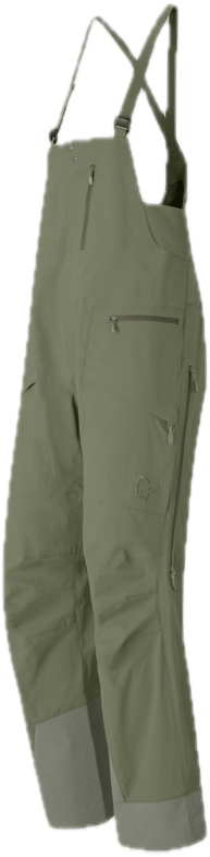 Norrøna Men's Møre Flex1 Bib  Deep Lichen Green Norrøna