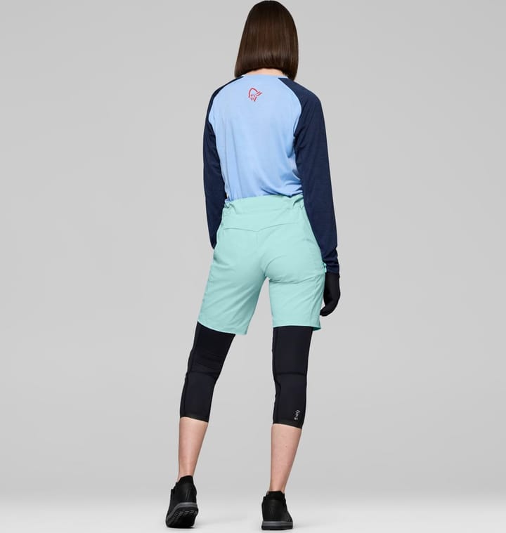 Norrøna Women's Fjørå Flex1 Light Shorts Aqua Haze Norrøna