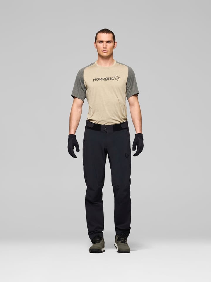 Norrøna Men's Fjørå Flex1 Hybrid Pants Caviar Black Norrøna