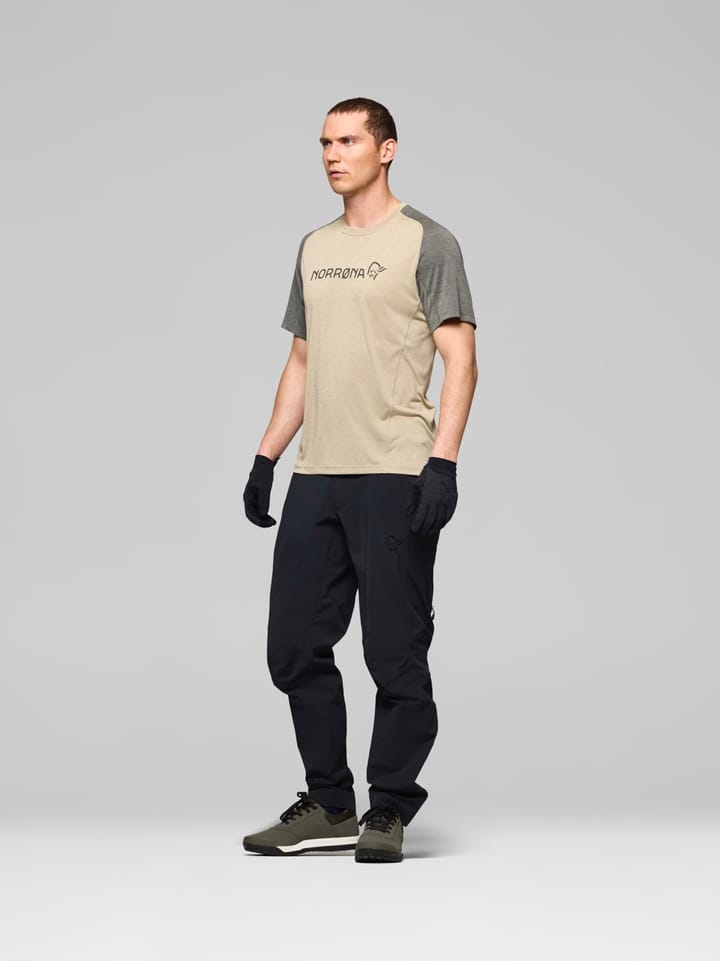 Norrøna Men's Fjørå Flex1 Hybrid Pants Caviar Black Norrøna