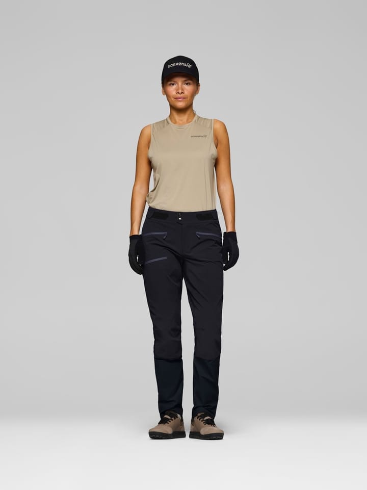 Norrøna Women's Fjørå Flex1 Pants Caviar Black Norrøna