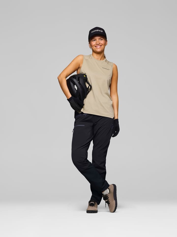 Norrøna Women's Fjørå Flex1 Pants Caviar Black Norrøna