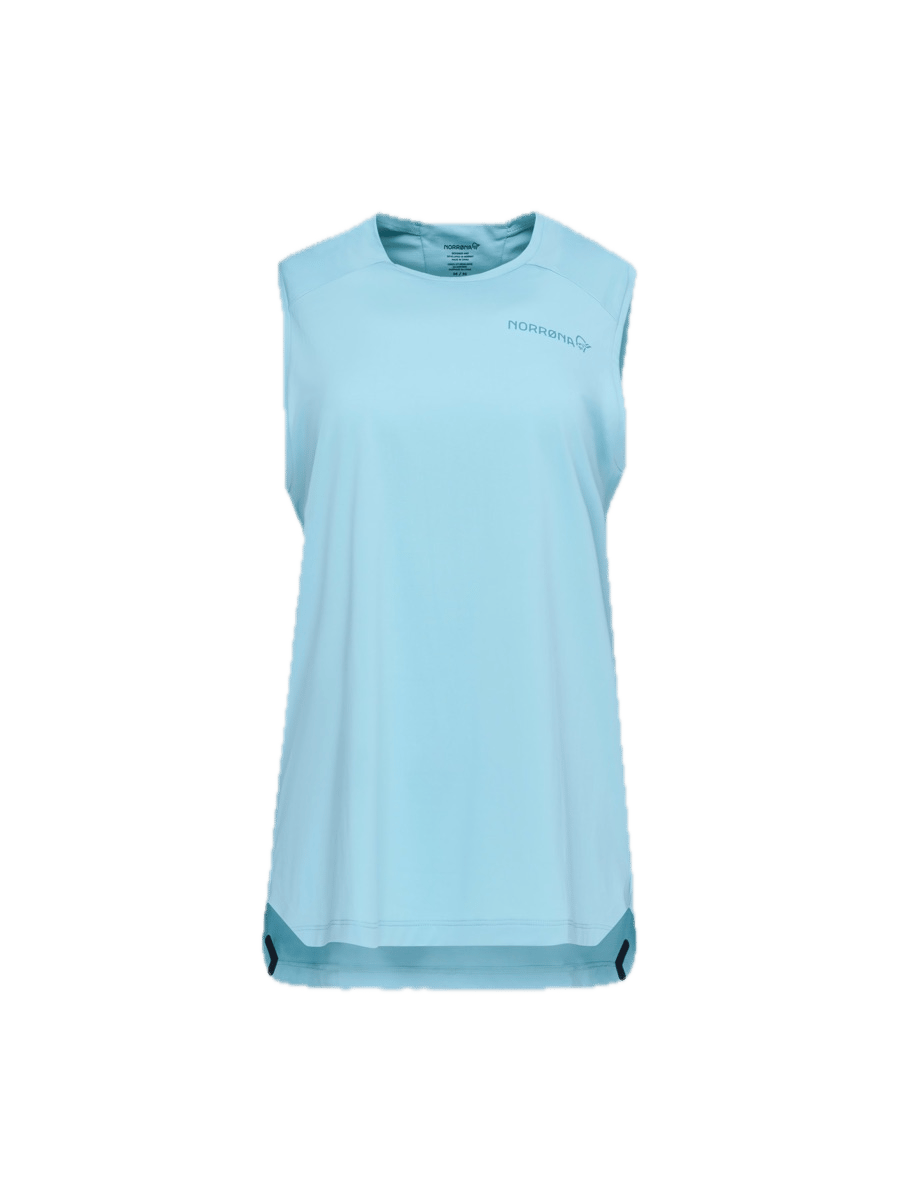Norrøna Fjørå Equaliser Sleeveless W'S Aqua Haze