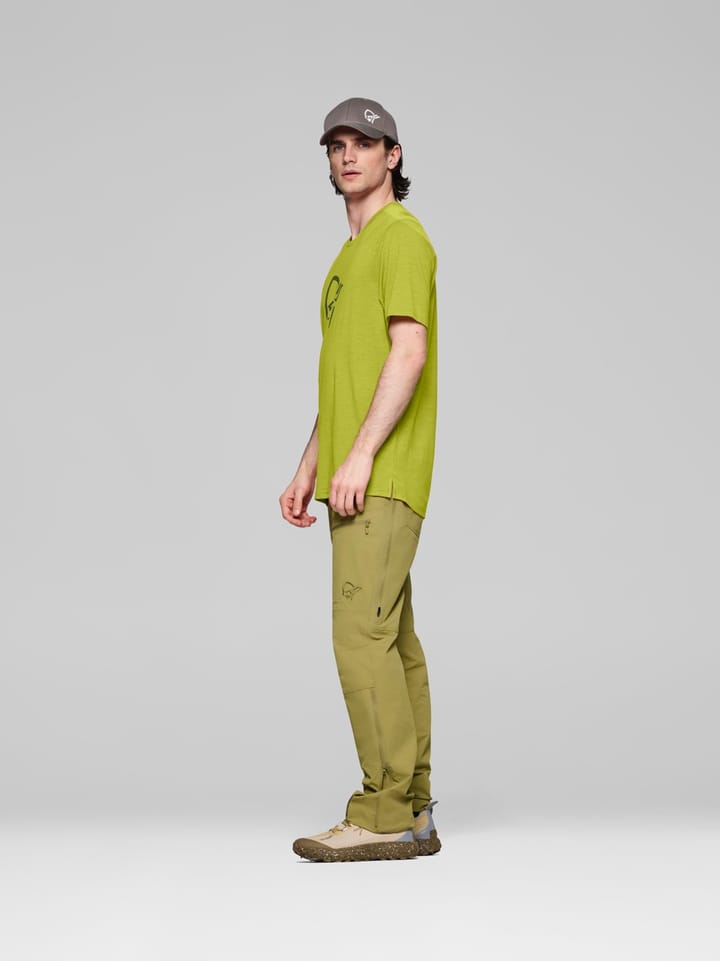 Norrøna Femund Equaliser Merino T- Shirt M'S Golden Lime Norrøna