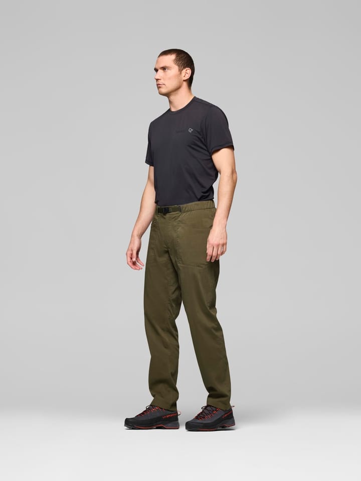 Norrøna Men's Femund Mid Cotton Pants Olive Night Norrøna