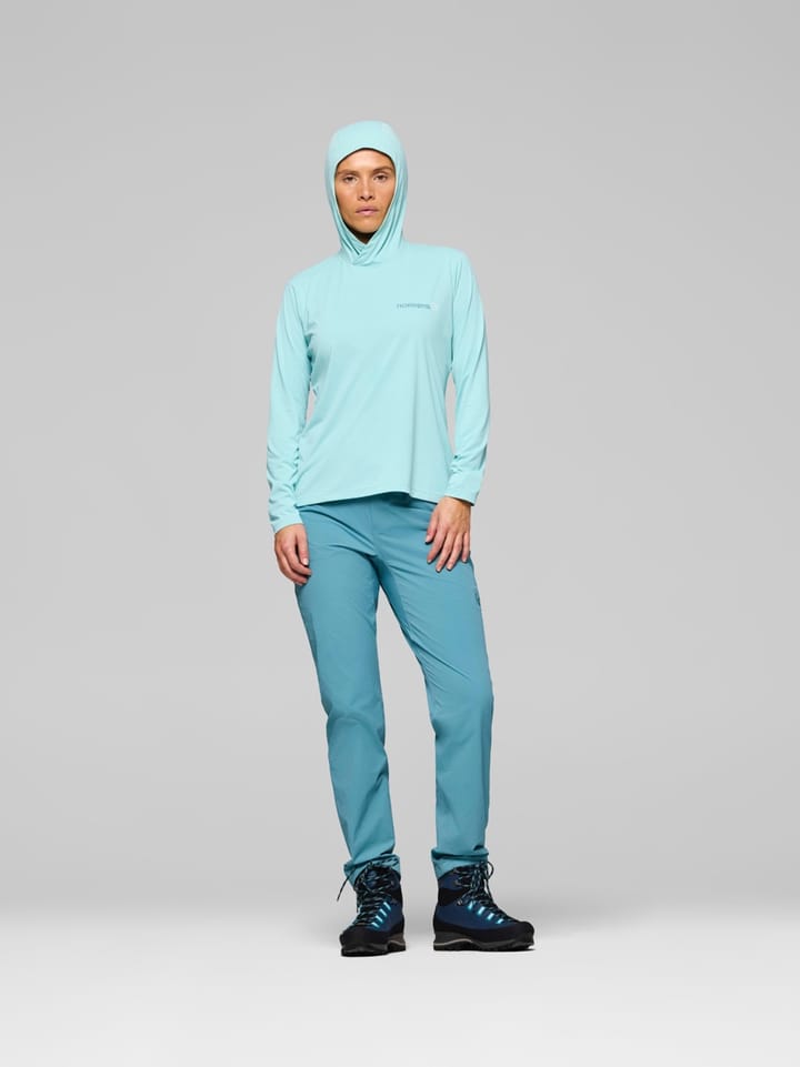 Norrøna Women's Femund Tech Hood Aqua Haze Norrøna