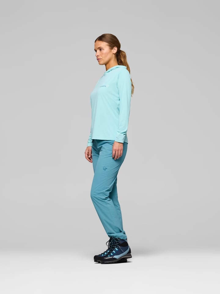 Norrøna Women's Femund Tech Hood Aqua Haze Norrøna