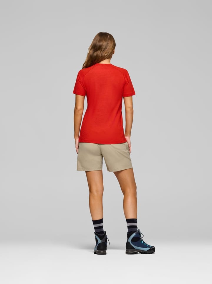 Norrøna Women's Femund PureUll T-Shirt Aura Orange Norrøna