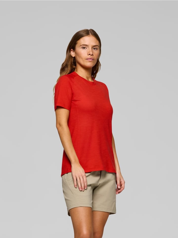 Norrøna Women's Femund PureUll T-Shirt Aura Orange Norrøna