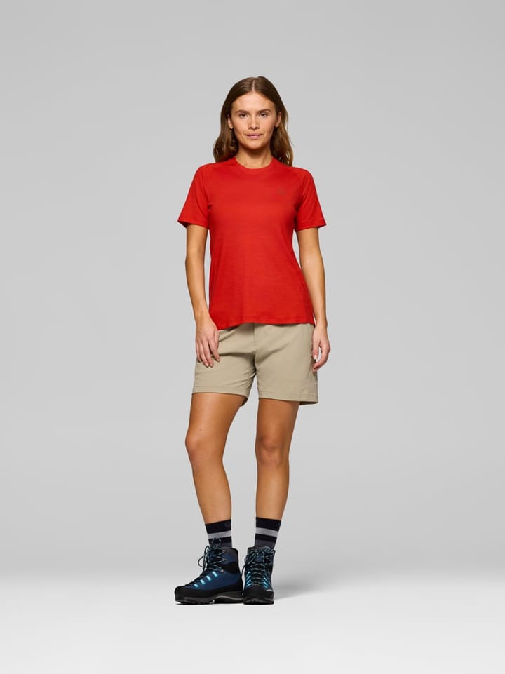 Norrøna Women's Femund PureUll T-Shirt Aura Orange Norrøna
