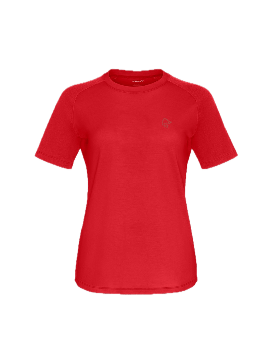 Norrøna Women's Femund PureUll T-Shirt Aura Orange