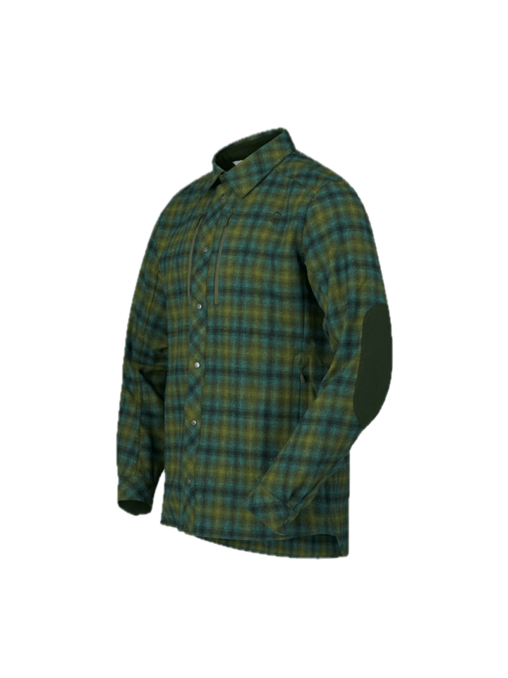 Norrøna Finnskogen Wool Shirt M'S Forest Green Norrøna