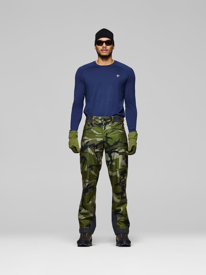 Norrøna Kvinnherad Gore-Tex Pants M'S Green Camo Norrøna