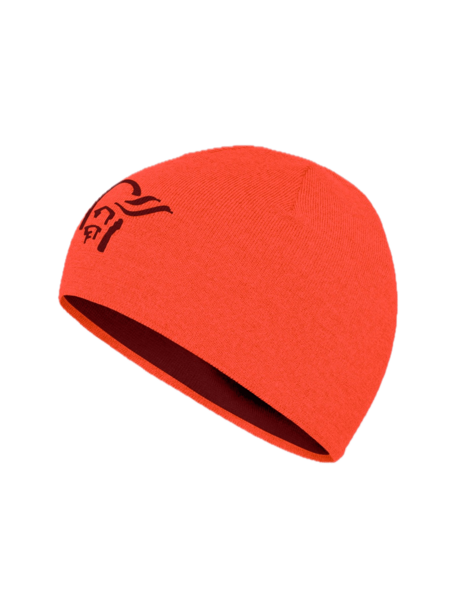 Norrøna /29 Light Merinoull Logo Beanie Baked Apple