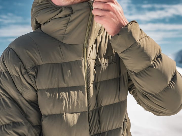 Norrøna Men's Femund Down700 Zip Hood Olive Night Norrøna
