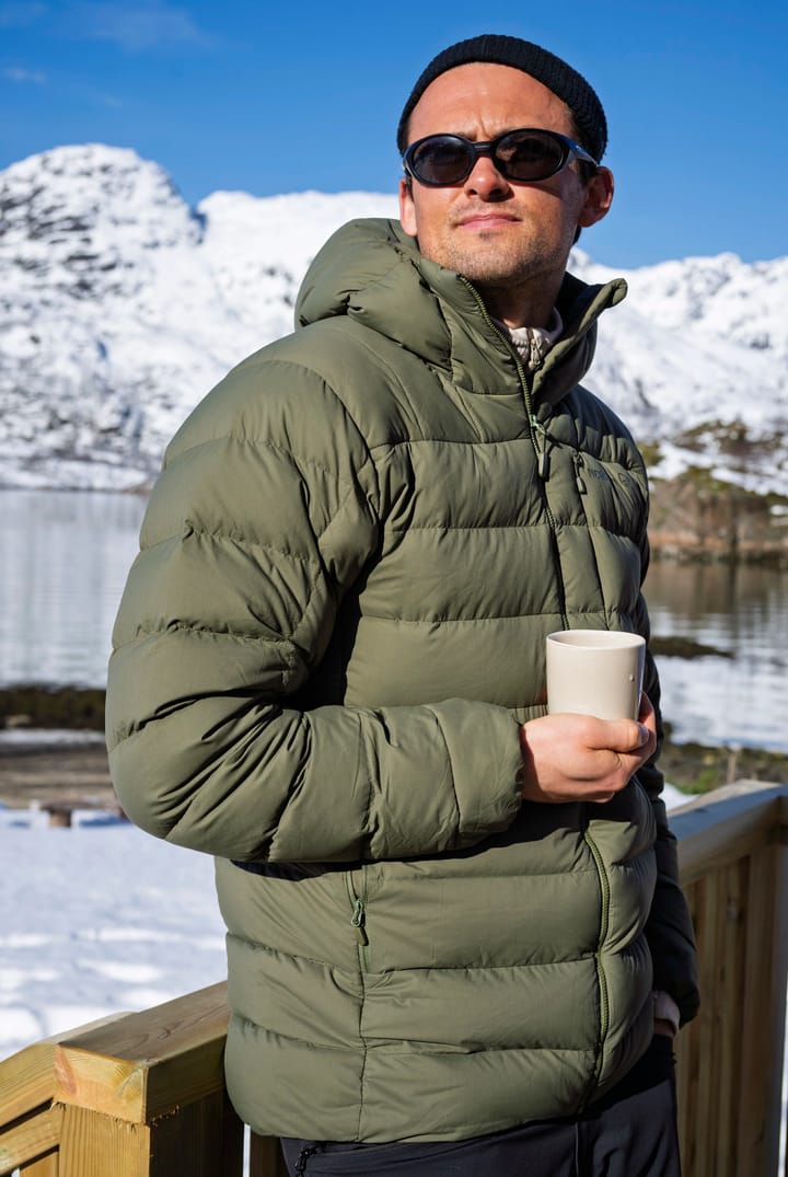 Norrøna Men's Femund Down700 Zip Hood Olive Night Norrøna
