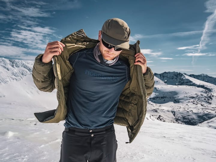 Norrøna Men's Femund Down700 Zip Hood Olive Night Norrøna