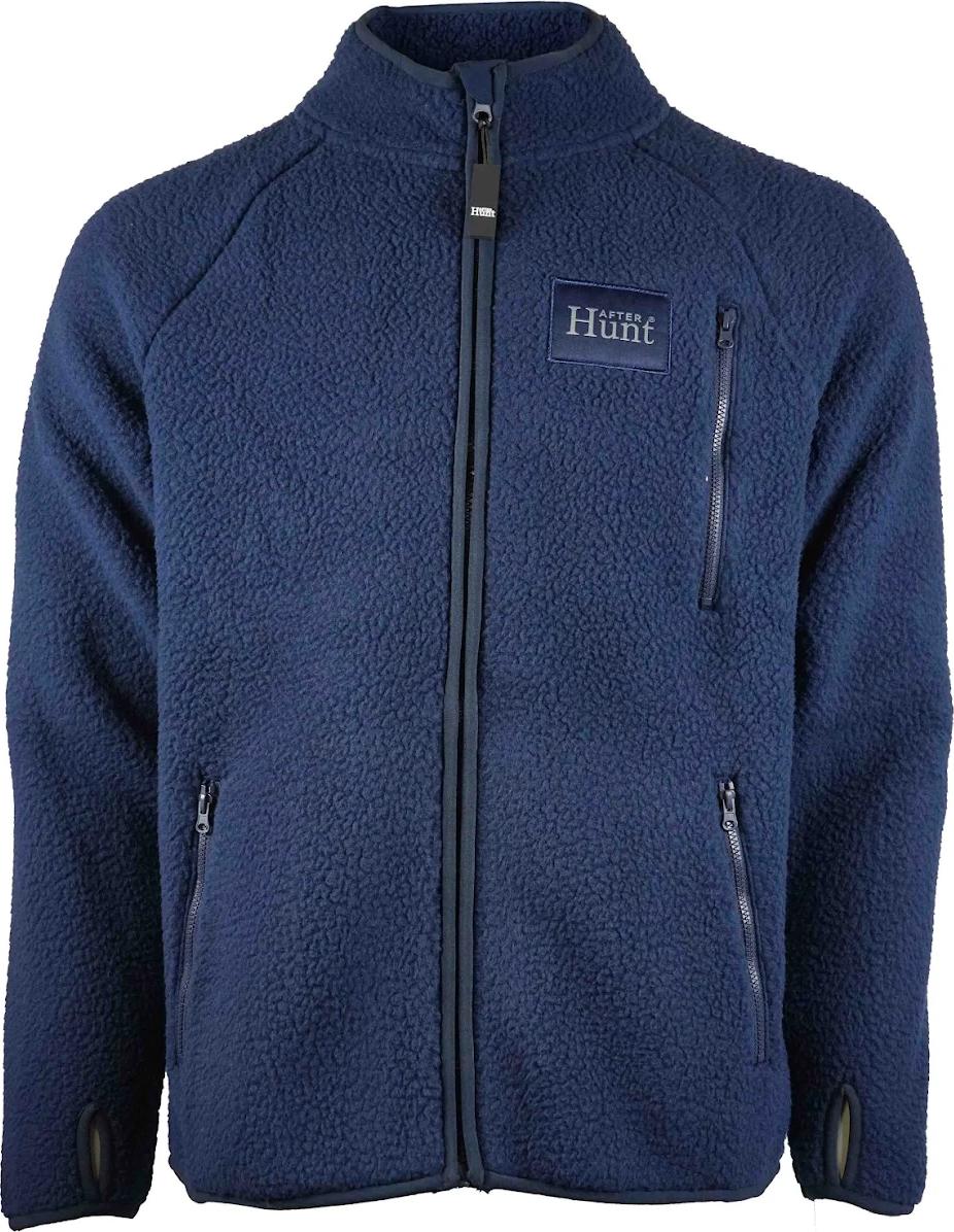 Avignon Unisex AFTER Hunt Fleece Jacket Dark Blue