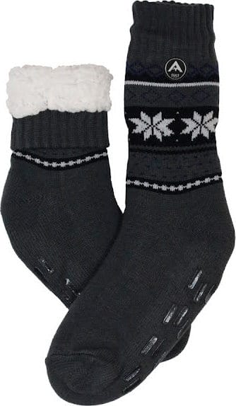 Avignon Men's Heat Max Star Grey Anti-Slip Basic Grey Avignon