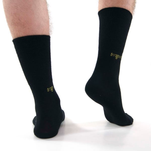 Avignon Unisex Liner Wool 3-Pack Basic Black Avignon