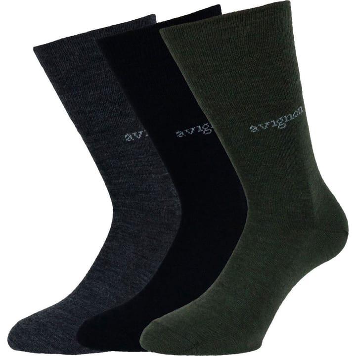 Avignon Liner Wool 3-Pack Pattern Multicolour Avignon