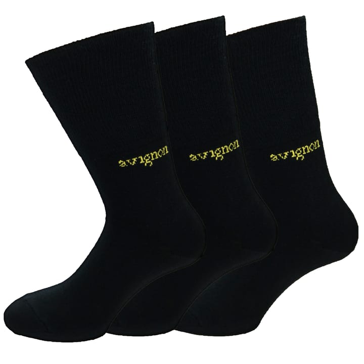 Avignon Unisex Liner Wool 3-Pack Basic Black Avignon