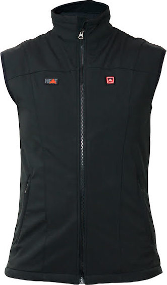 Men's Heating Vest Softshell Powerbank Basic Black