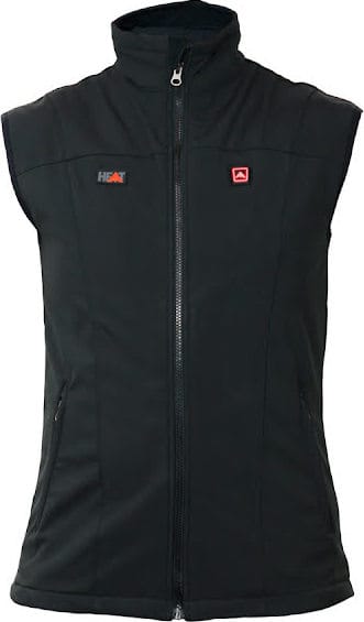 Men's Heating Vest Softshell Powerbank Basic Black Avignon