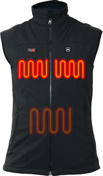 Avignon Men's Heating Vest Softshell Powerbank Basic Black Avignon